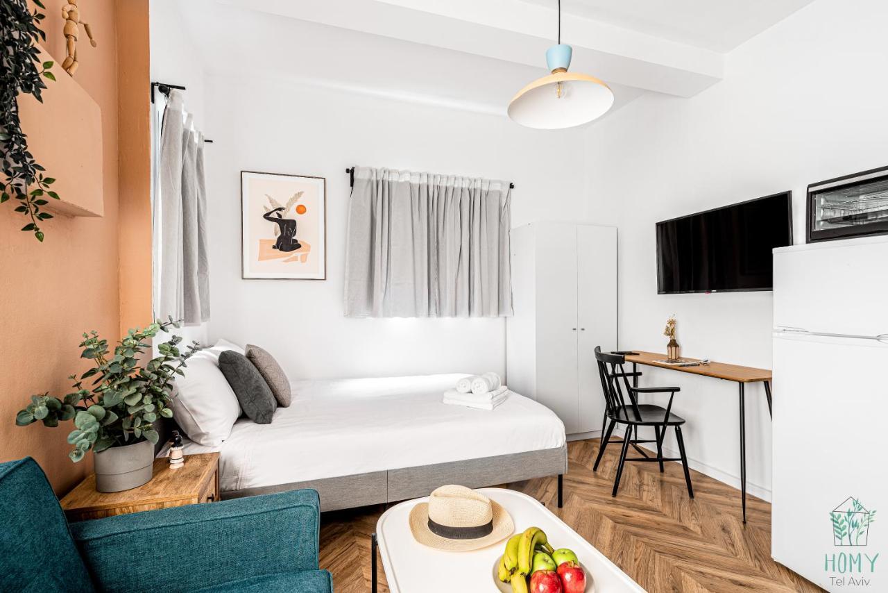 Stylish Studio Apartments On Dizengoff By Homy Tel Aviv Exterior photo